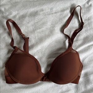 Pepper Classic All You Bra 32A in chocolate brown